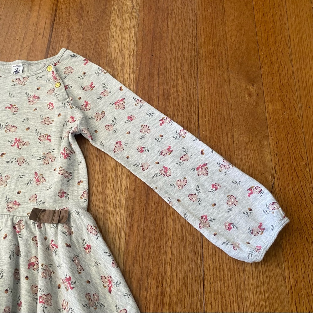 Petit Bateau Long Sleeve Floral Dress - Picture 2 of 7
